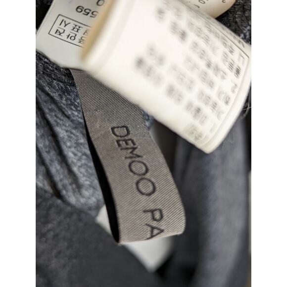 Demoo Parkchoonmoo Sweater Dress Leather Avante Garde Art to Wear Gray - Picture 12 of 15